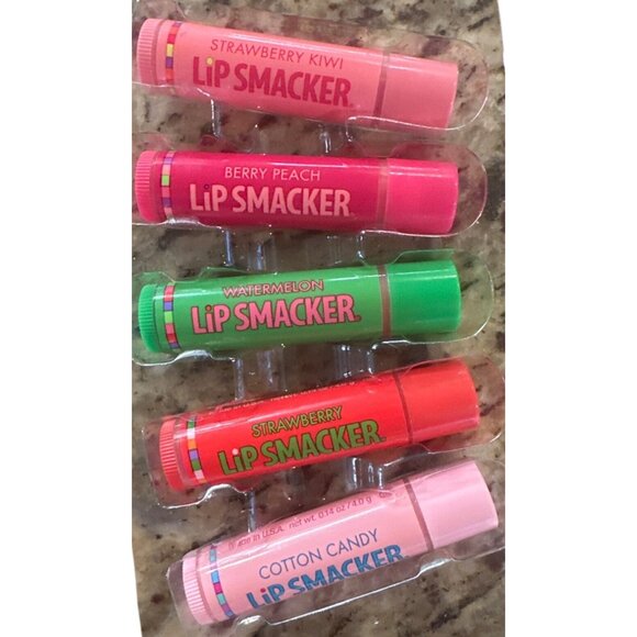Vintage Bonne Bell Lip Smacker Classic Favorites Lip Balm Set 6ct w/Zip Pouch - Picture 3 of 7